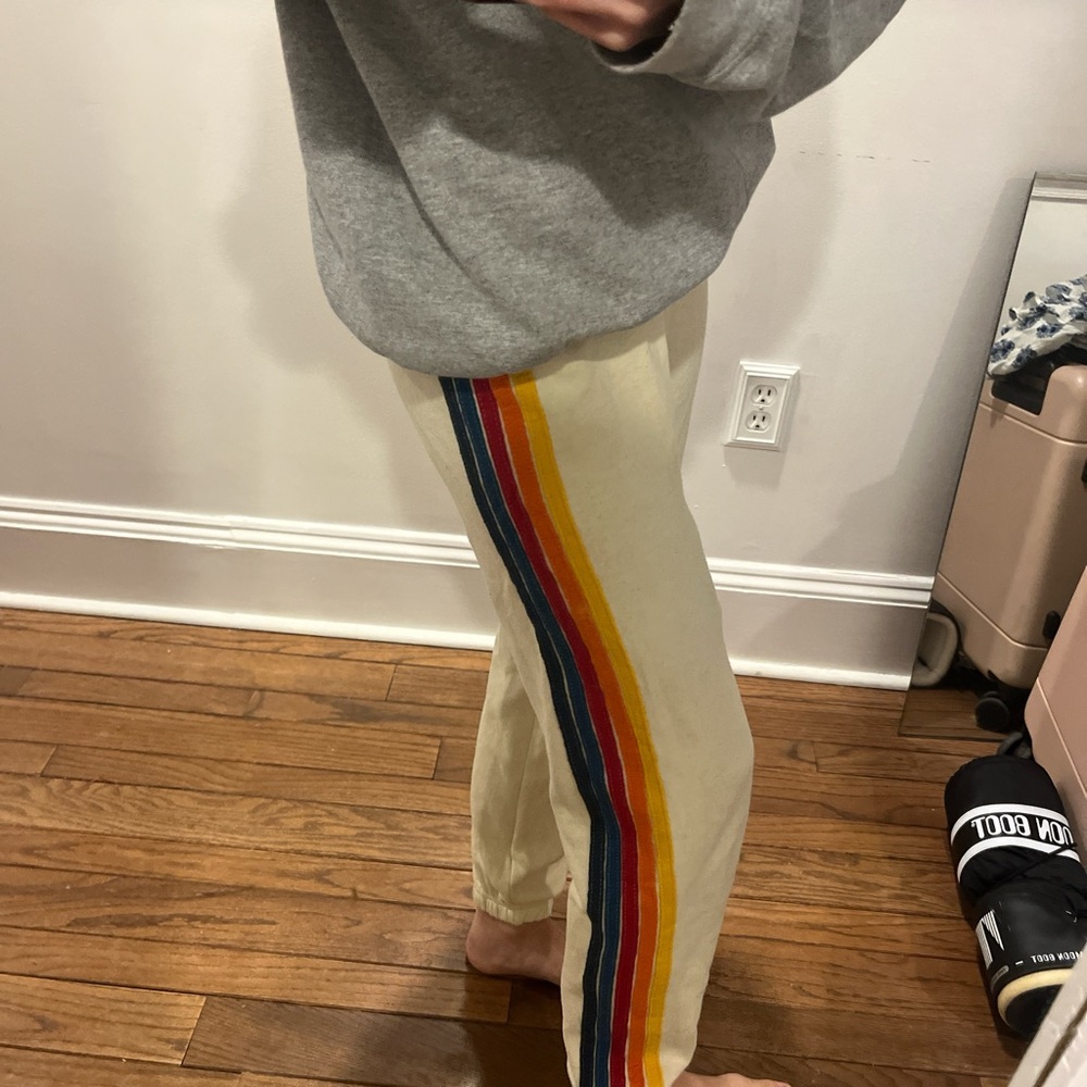 White Aviatior Nation Sweats